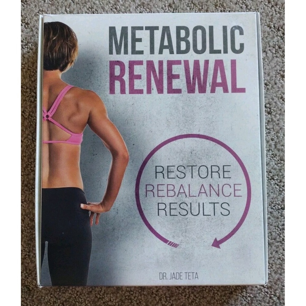 Metabolic Renewal Complete Set 4 Phase DVD+Tracker+Road Map+Quick Start Guide